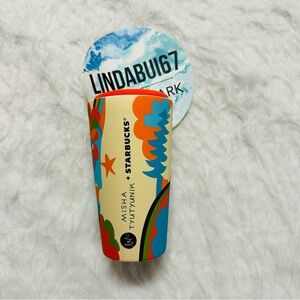 Starbucks Floral Tumbler with Bold Colors